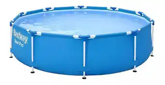 Mercado Libre Alberca estructural redondo Bestway 56678 con capacidad de 4678 litros de 3.05cm de largo x 3.05cm de ancho de 3.05m de diáme oferta