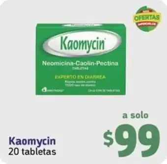 Farmacias YZA Kaomycin 20 tabletas oferta