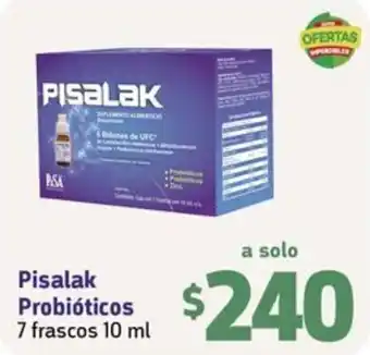 Farmacias YZA Pisalak Probióticos 7 frascos 10 ml oferta