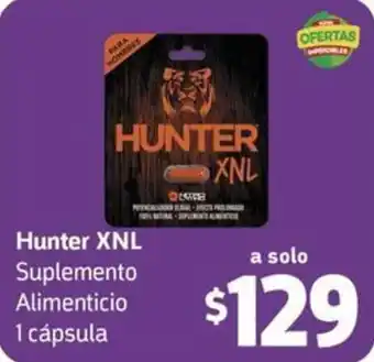 Farmacias YZA Hunter XNL Suplemento Alimenticio 1 cápsula oferta