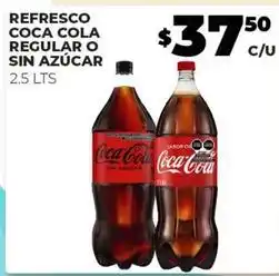 Coca cola - refresco regular o sin azúcar