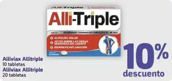 Farmacias YZA Alliviax Alli-triple 10 tabletas / 20 tabletas oferta