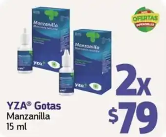 Farmacias YZA YZA Gotas Manzanilla 15 ml x 2 oferta