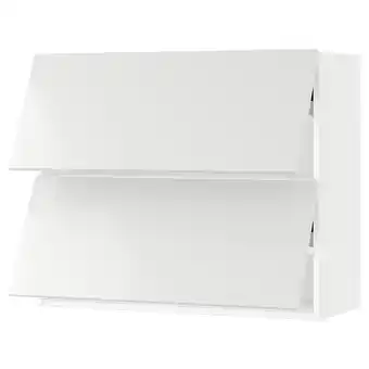 IKEA Sektion Gabinete pared 2 puertas horizontal, blanco/ringhult blanco, 91x37x76 cm oferta