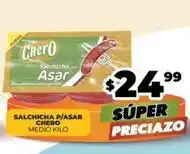 Merco Chero - salchicha p/asar oferta