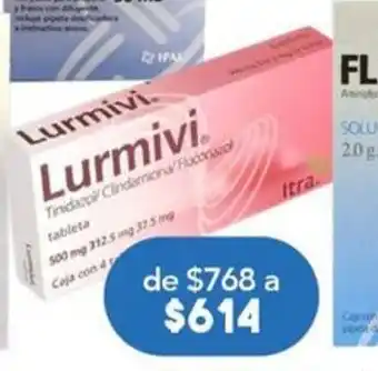 Farmacia San Pablo Lurmivi - 500,312.5,37.5mg 4 tabletas oferta