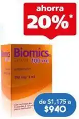 Farmacia San Pablo Biomics - suspension 100mg/5ml 100ml oferta