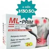 Farmacia San Pablo Ml-prim - metocarbamol/ibuprofeno 375/200mg 24 capsulas oferta
