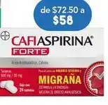 Farmacia San Pablo Cafiaspirina - forte 650mg 24 tabletas oferta