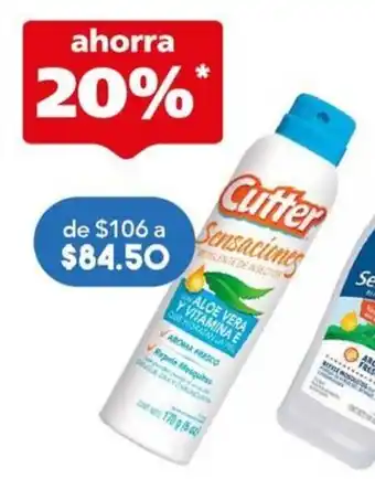 Cutter sensaciones repelente aerosol 170g