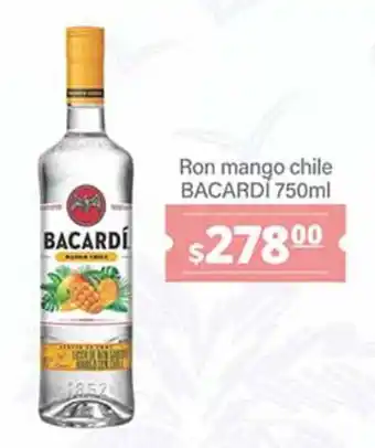 Ron mango chile BACARDI 750ml