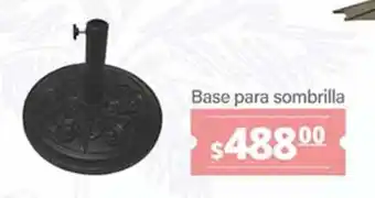 La Comer Base para sombrilla oferta