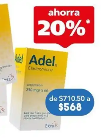 Farmacia San Pablo Adel 250mg 10 tabletas. oferta