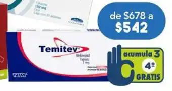 Farmacia San Pablo Temitev 5mg 28 tabletas oferta