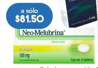 Farmacia San Pablo Neo-Melubrina 500mg 10 tabletas oferta