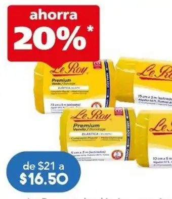 Farmacia San Pablo Le Roy venda elástica premium 5cmx5m 1 pieza oferta