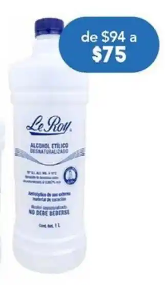 Farmacia San Pablo Le Roy Alcohol Desnaturalizado 70° 1 litro oferta