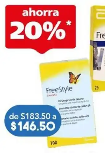 Farmacia San Pablo FreeStyle calibre 28 100 lancetas oferta
