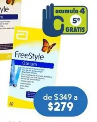Farmacia San Pablo Freestyle Optium 50 tiras oferta