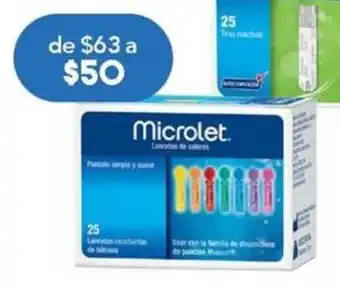 Farmacia San Pablo Microlet 25 lancetas oferta