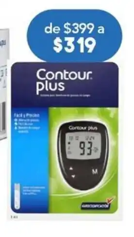 Farmacia San Pablo Contour Plus glucómetro 1 pieza oferta
