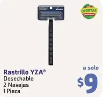 Farmacias YZA Rastrillo YZA Desechable 2 Navajas 1 Pieza oferta