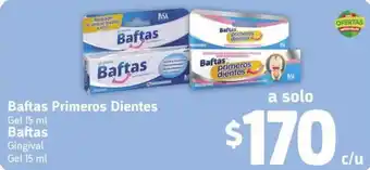 Farmacias YZA Baftas Primeros Dientes Gel, Baftas Gingival Gel 15 ml oferta