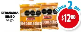 REBANADAS BIMBO 2 x 55gr