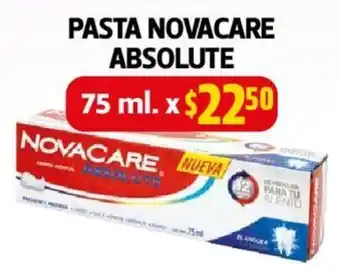 Farmacias Guadalajara PASTA NOVACARE ABSOLUTE 75ml oferta