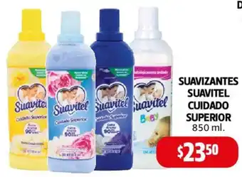 Farmacias Guadalajara SUAVIZANTES SUAVITEL CUIDADO SUPERIOR 850ml oferta