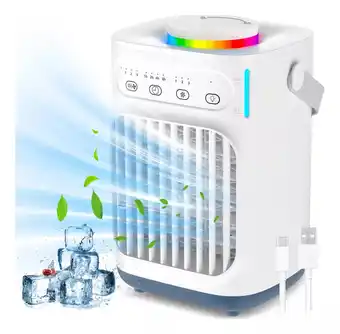Mercado Libre Mini Enfriador De Aire Portátil Acondicionado Usb Ventilador oferta