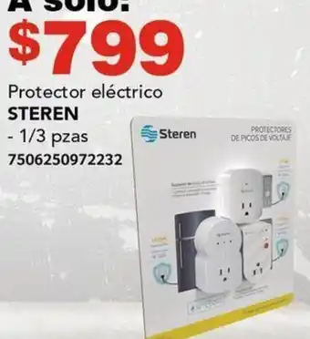 City Club Protector eléctrico STEREN 1/3 pzas oferta