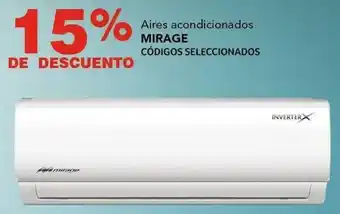 City Club Aires acondicionados MIRAGE CÓDIGOS SELECCIONADOS oferta