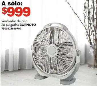 City Club Ventilador de piso 20 pulgadas BORNOTO oferta