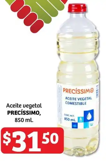 Soriana Híper Aceite vegetal PRECÍSSIMO 850ml oferta