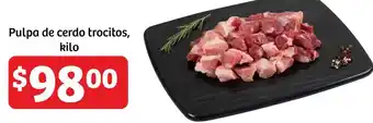 Soriana Híper Pulpa de cerdo trocitos kilo oferta