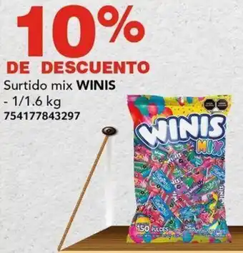 City Club Surtido mix WINIS 1/1.6kg oferta