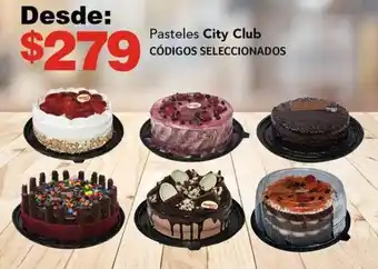 City Club Pasteles City Club CÓDIGOS SELECCIONADOS oferta