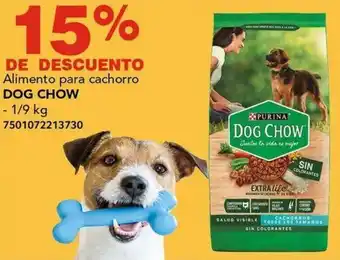 City Club Alimento para cachorro DOG CHOW 1/9kg oferta