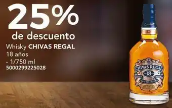 City Club Whisky CHIVAS REGAL 18 años oferta