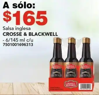 City Club Salsa inglesa CROSSE & BLACKWELL 6/145ml oferta