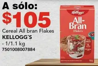 City Club Cereal All bran Flakes KELLOGG'S 1/1.1kg oferta