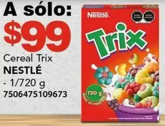 City Club Cereal Trix NESTLÉ 1/720g oferta