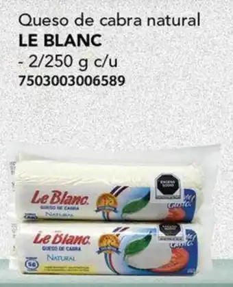 Queso de cabra natural LE BLANC 2/250g
