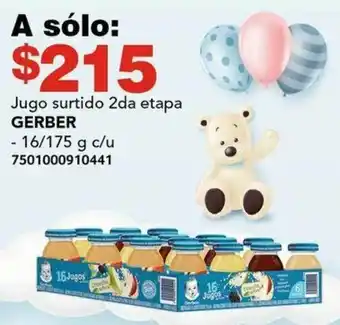 City Club Jugo surtido 2da etapa GERBER 16/175g oferta