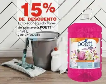 City Club Limpiador líquido flores de primavera POETT 1/9L oferta