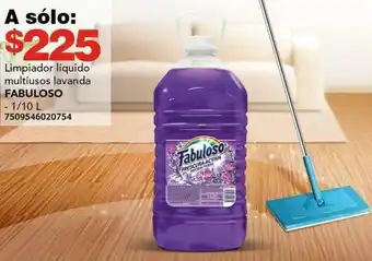 City Club Limpiador líquido multiusos lavanda FABULOSO 1/10L oferta