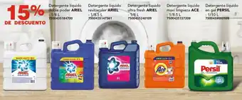 City Club Detergente líquido doble poder ARIEL 1/8L oferta