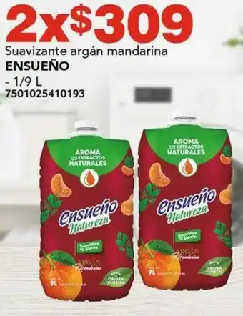 City Club Suavizante argán mandarina ENSUEÑO 1/9L x 2 oferta