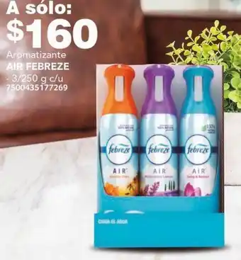 City Club Aromatizante AIR FEBREZE 3/250g oferta